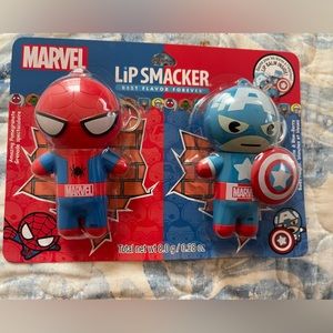 Lipsmacker Spider-Man and captain America chapstick